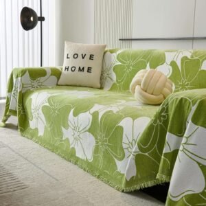 Cozy farmhouse living room seating area